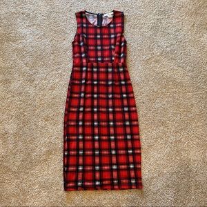 Tartan Midi Dress